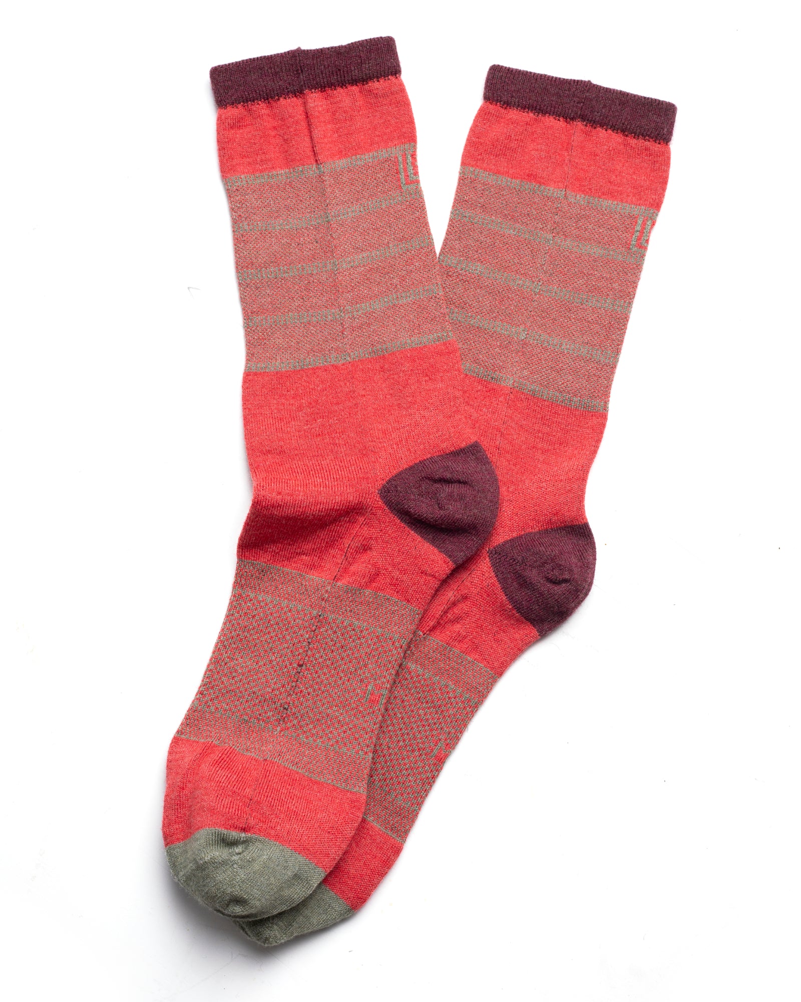 Bas mérinos tricolore