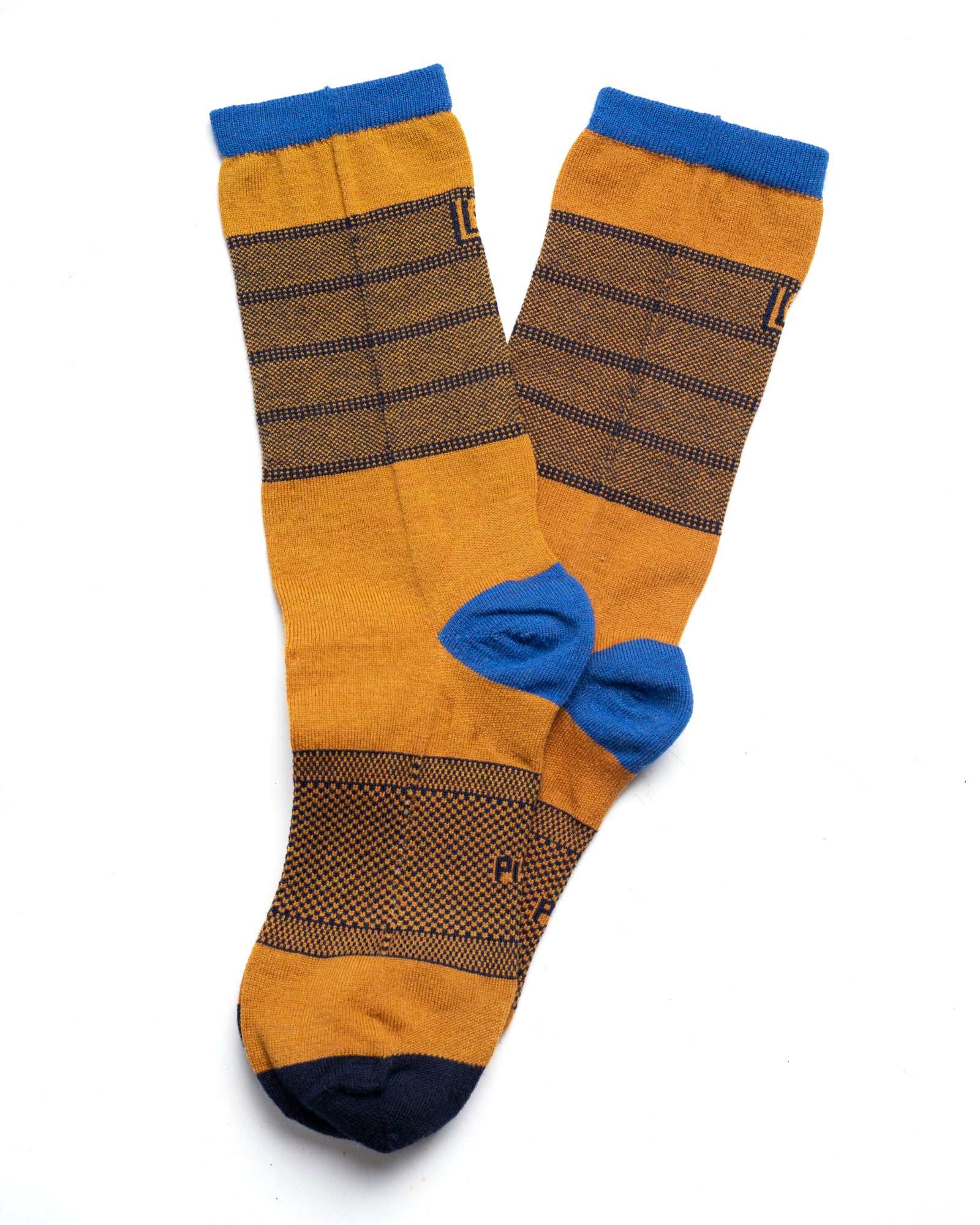 Bas mérinos tricolore