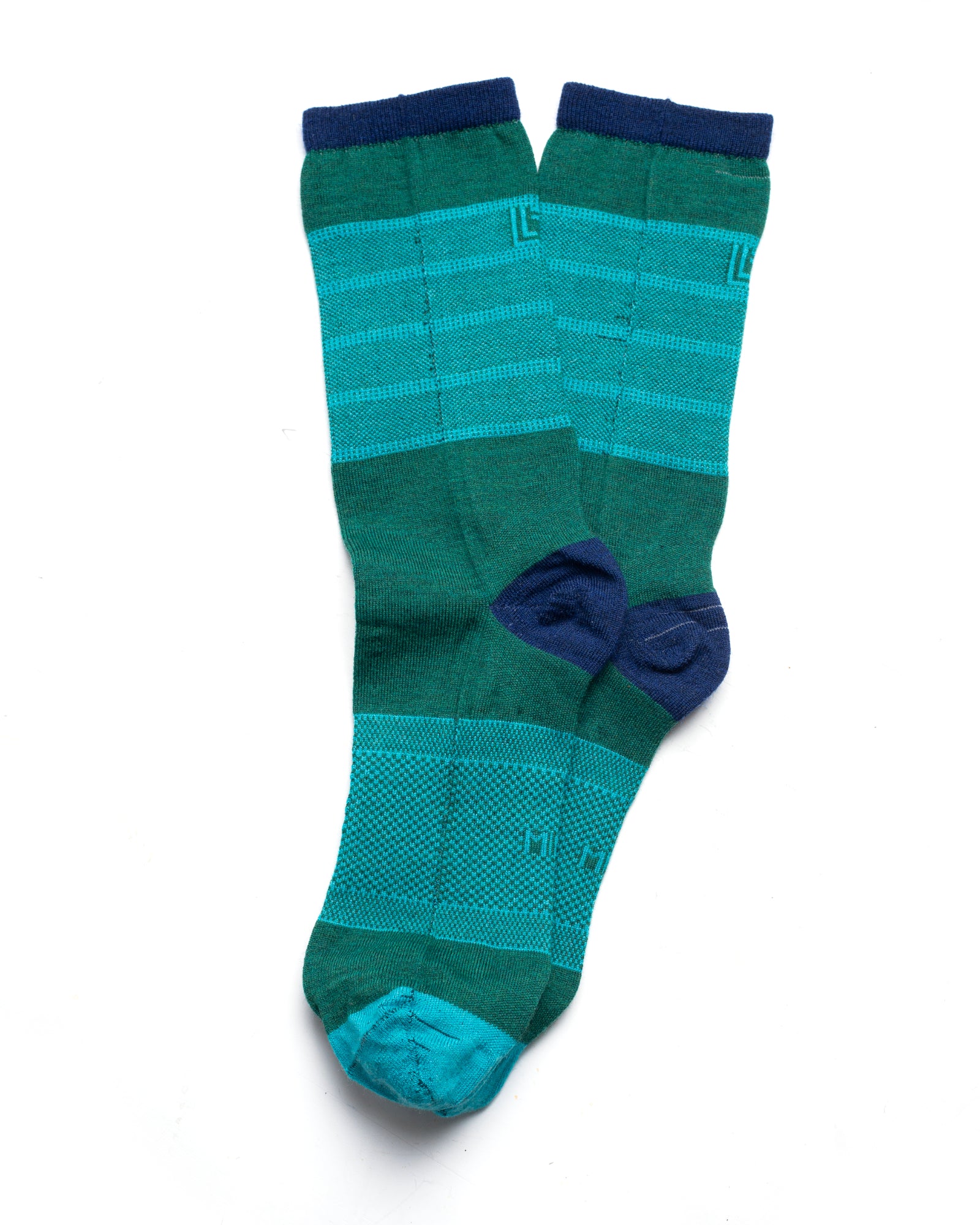 Bas mérinos tricolore