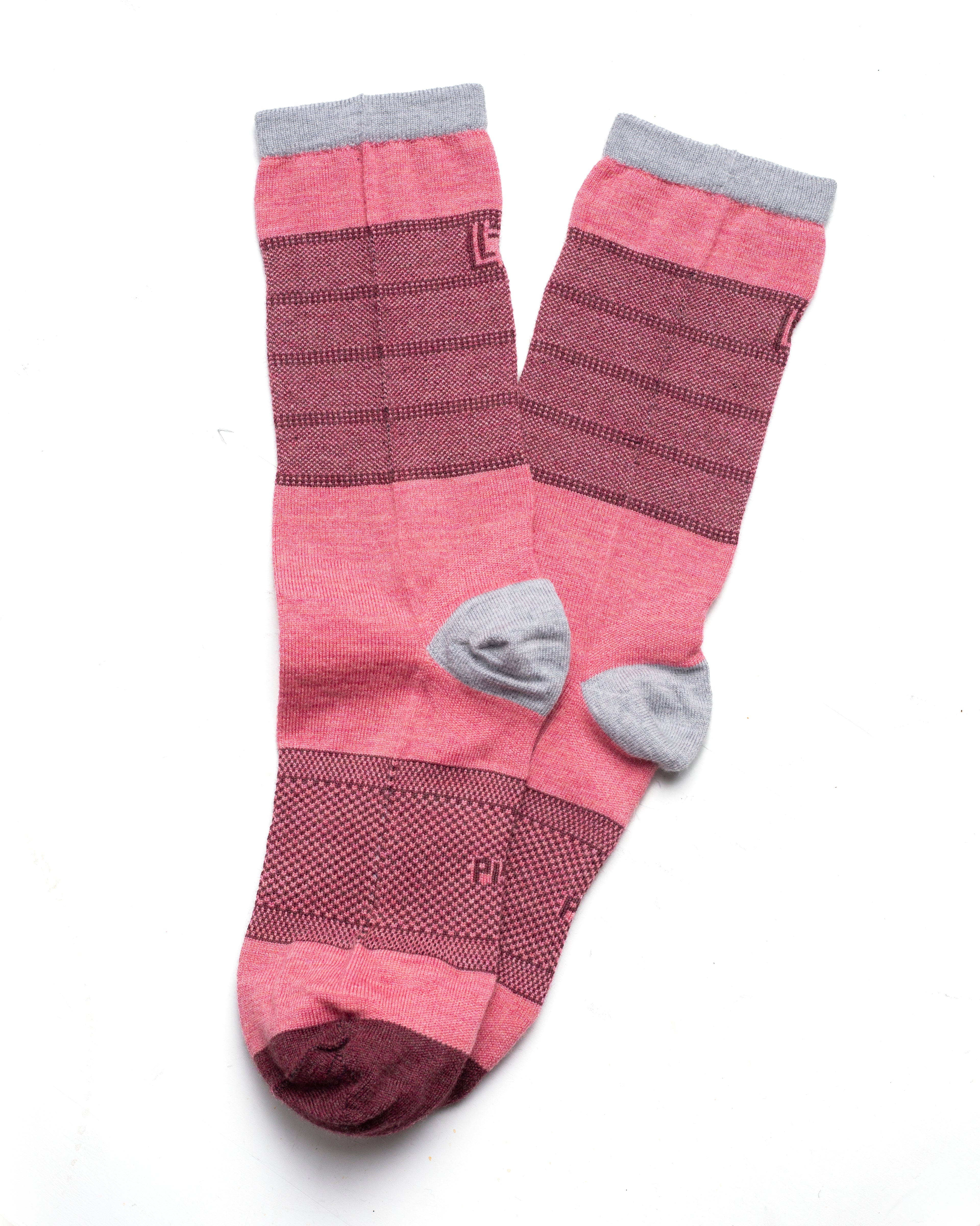 Bas mérinos tricolore