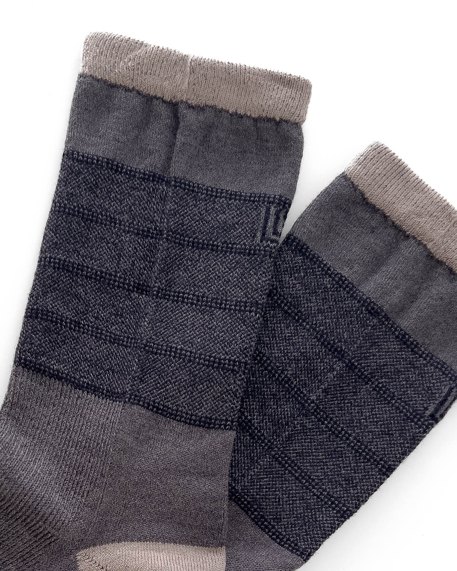 Chaussettes mérinos tricolore