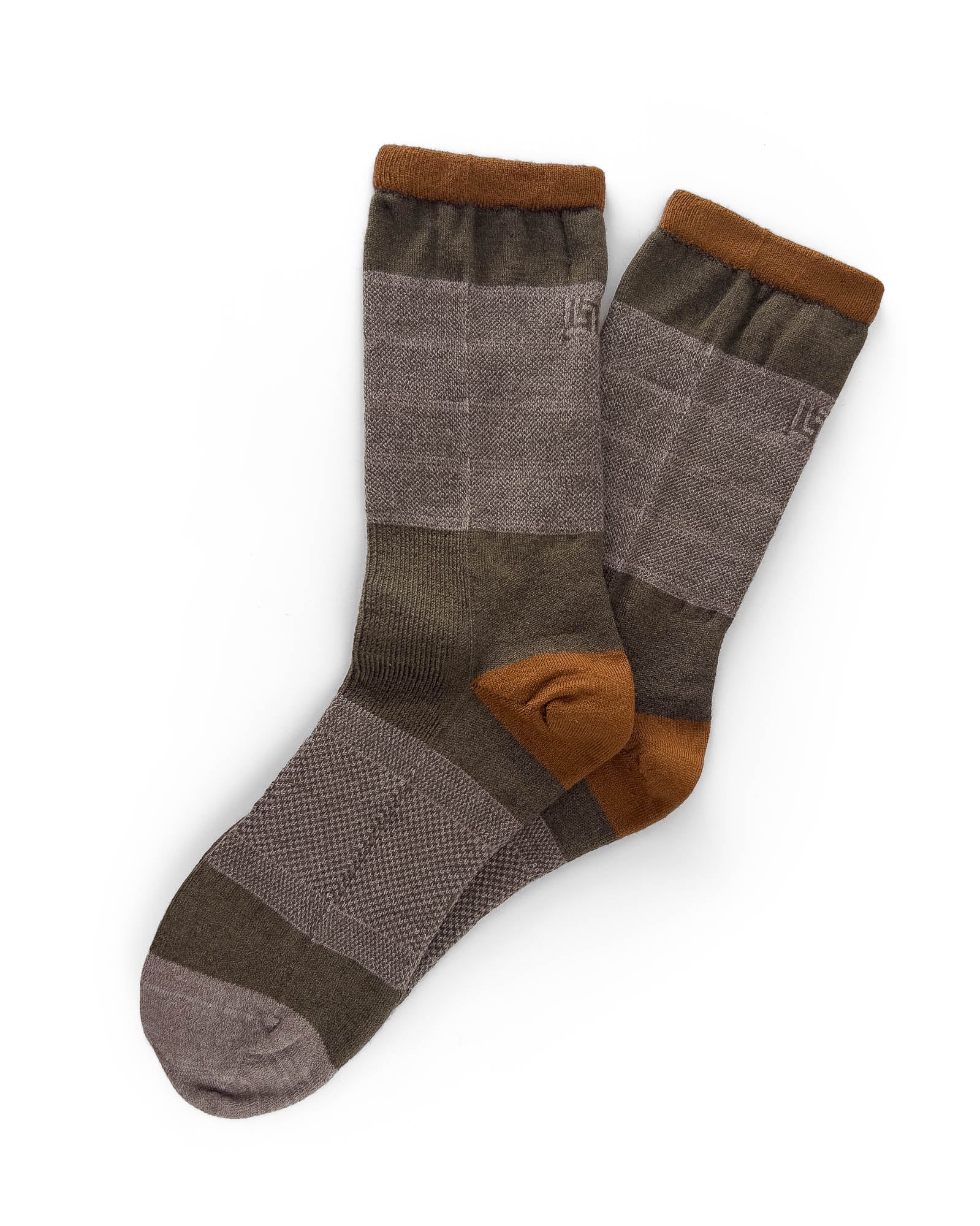 Chaussettes mérinos tricolore