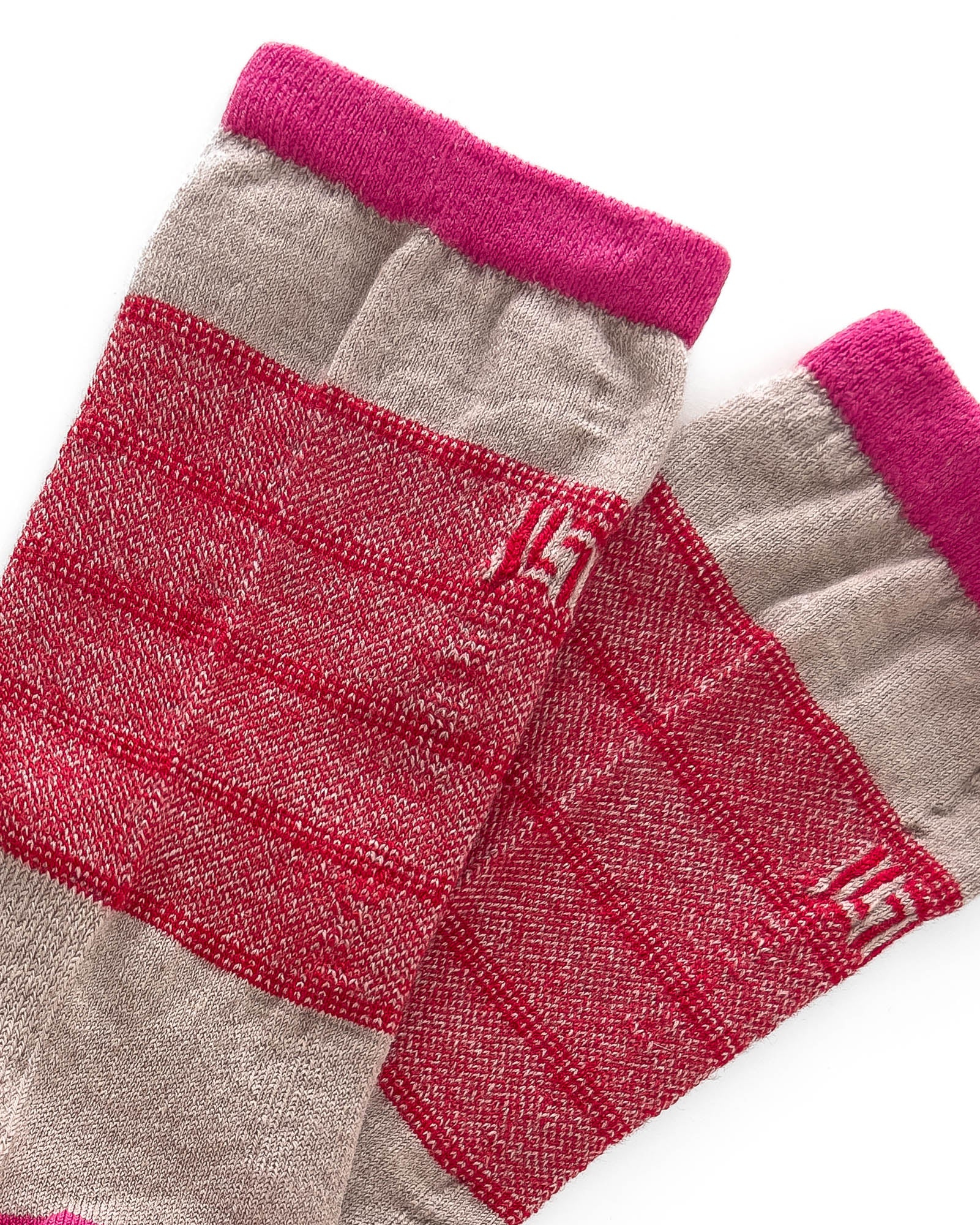 Chaussettes mérinos tricolore