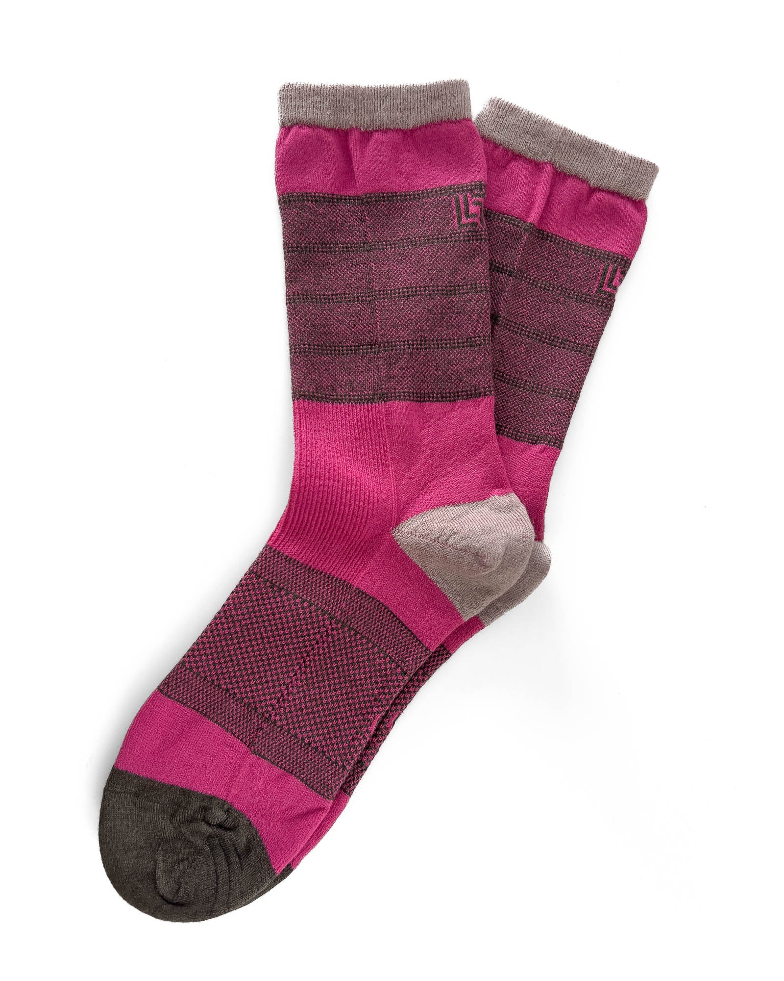 Chaussettes mérinos tricolore