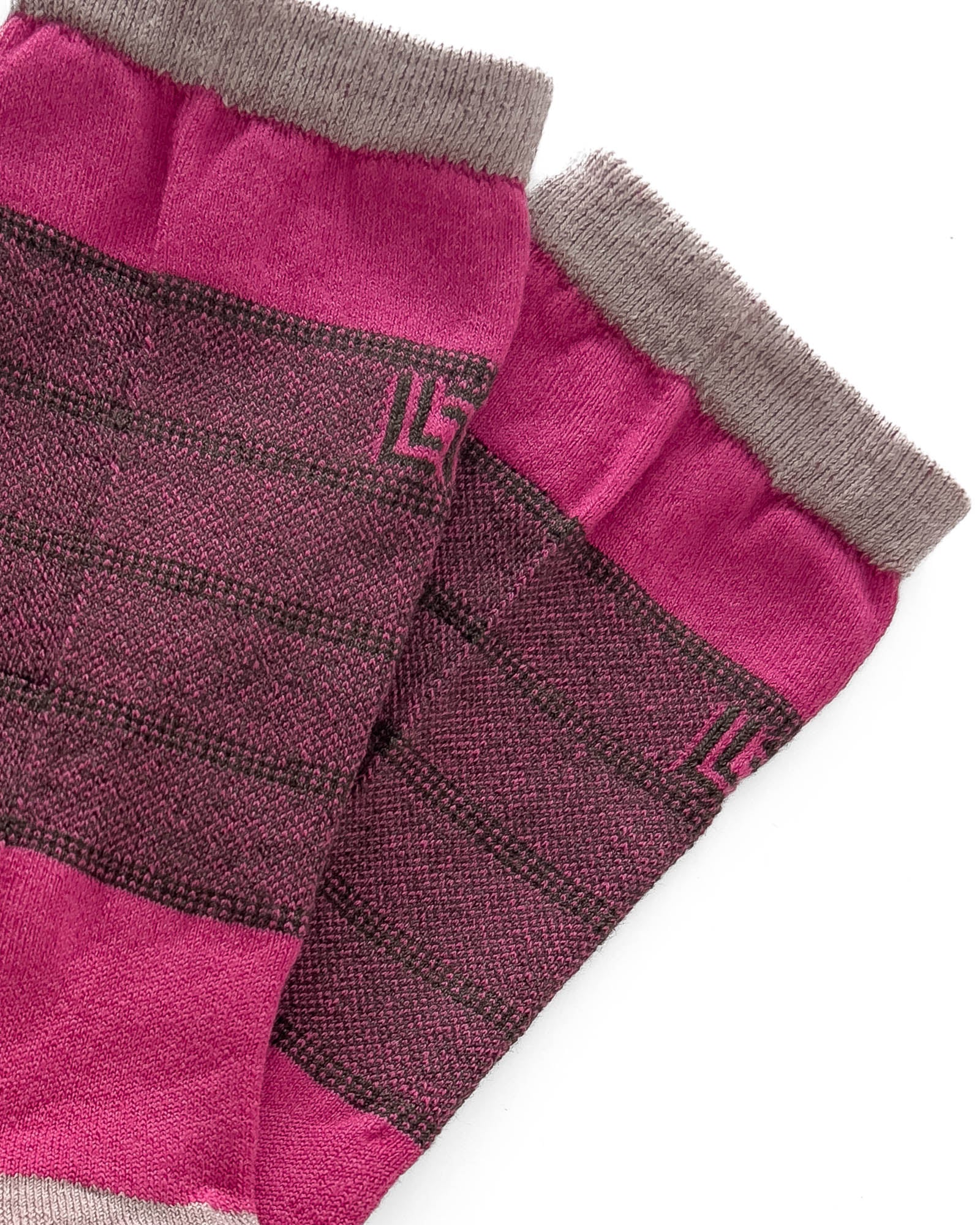 Chaussettes mérinos tricolore