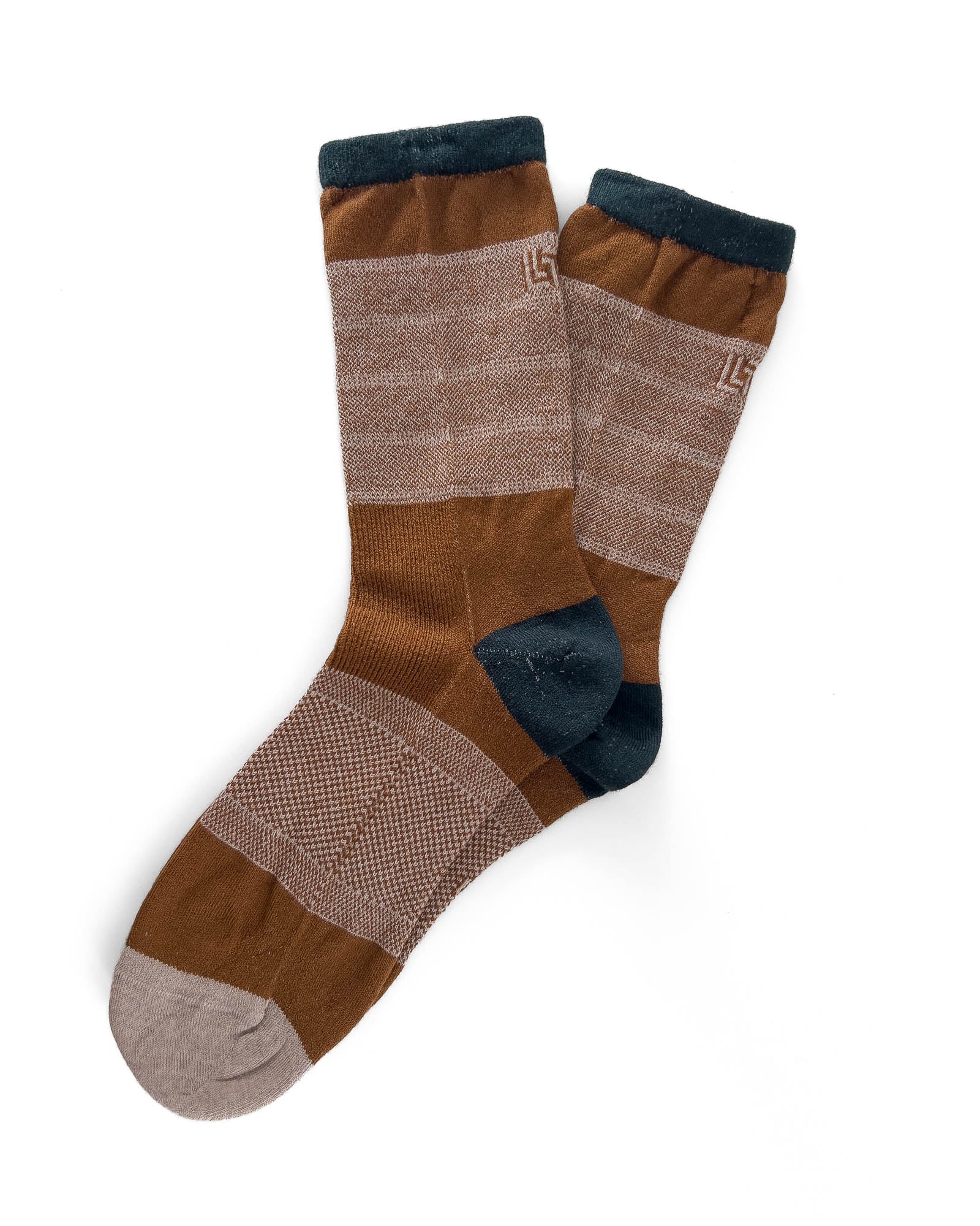 Chaussettes mérinos tricolore