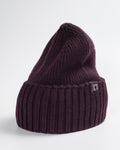Ribbed pure merino wool TEC (Total Easy Care) beanie