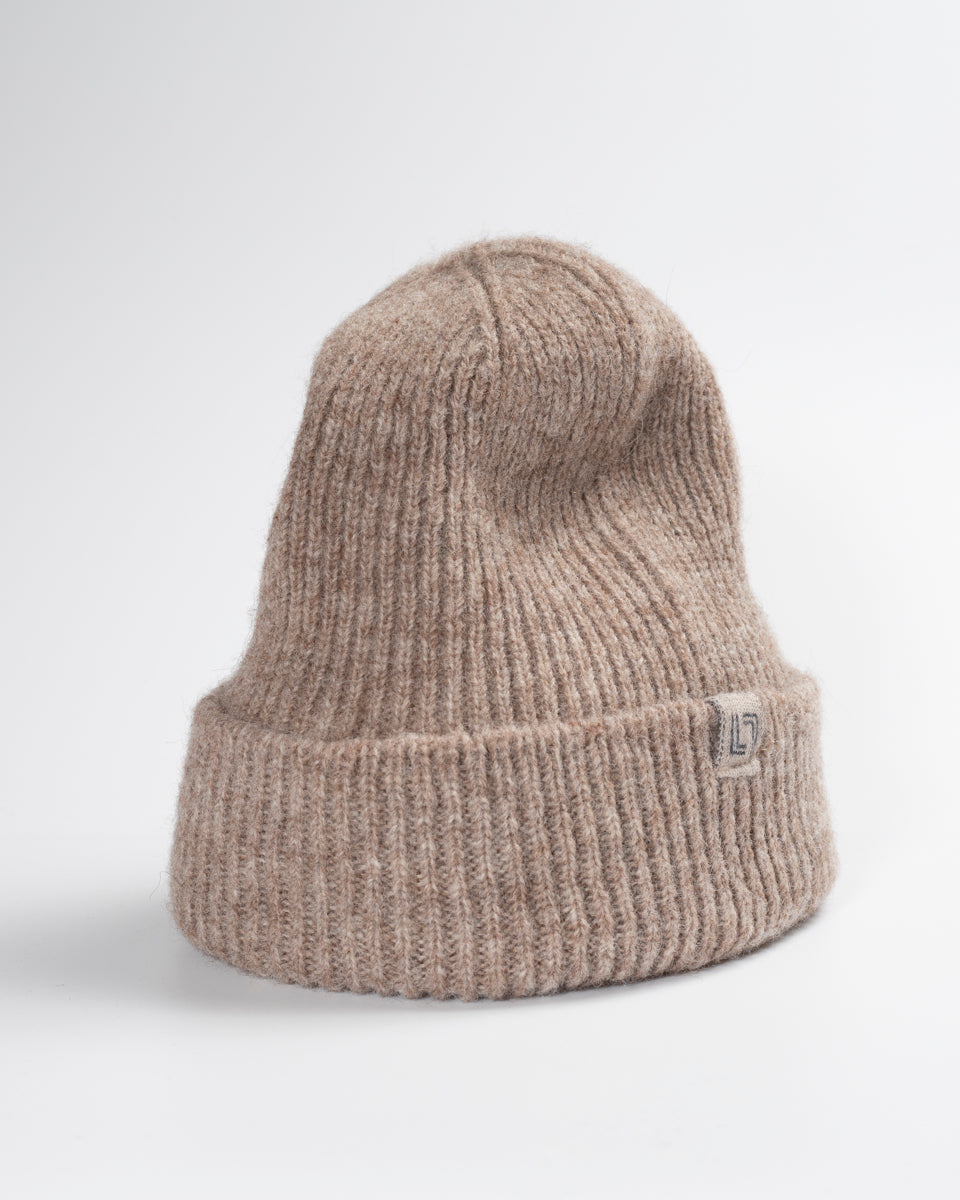 tuque brun naturel