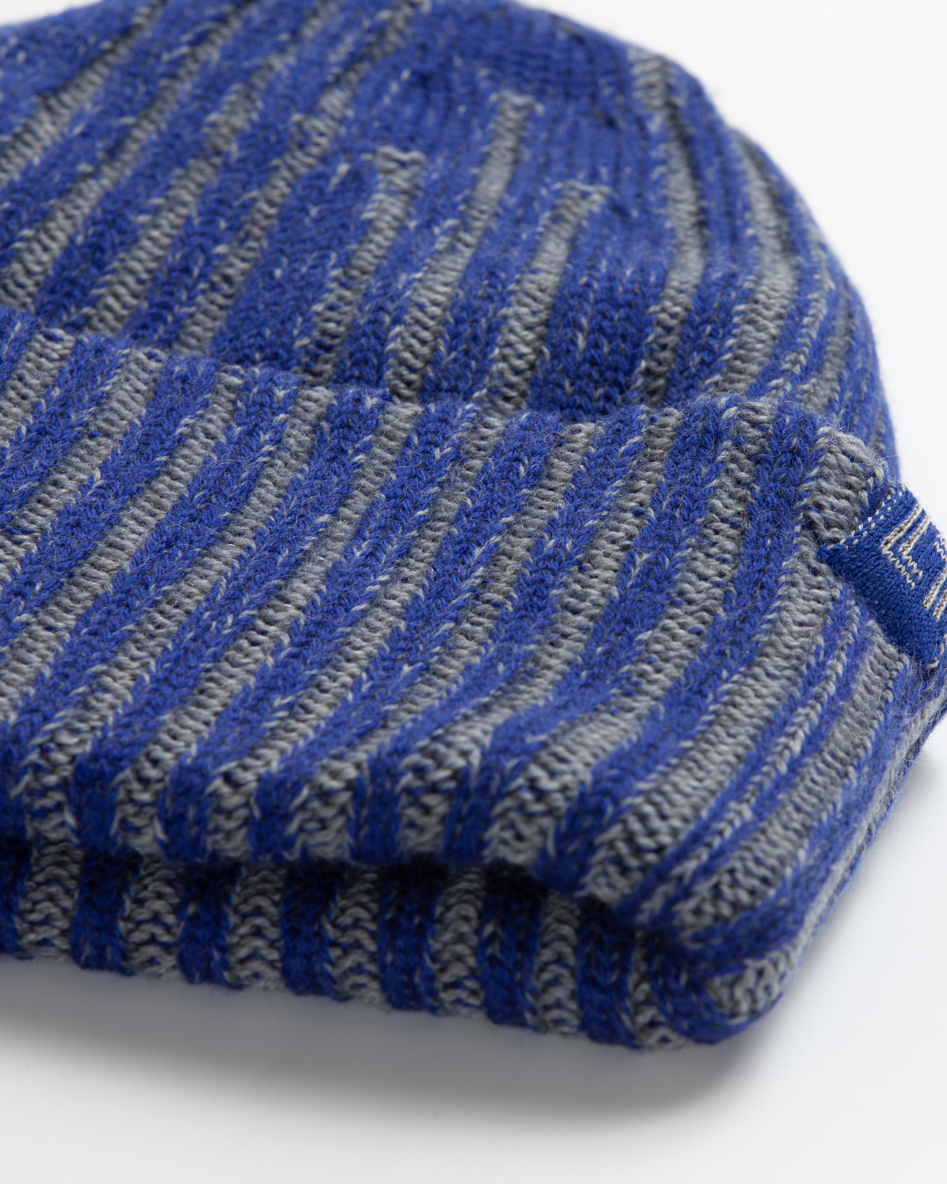 Two-tone merino wool beanie
