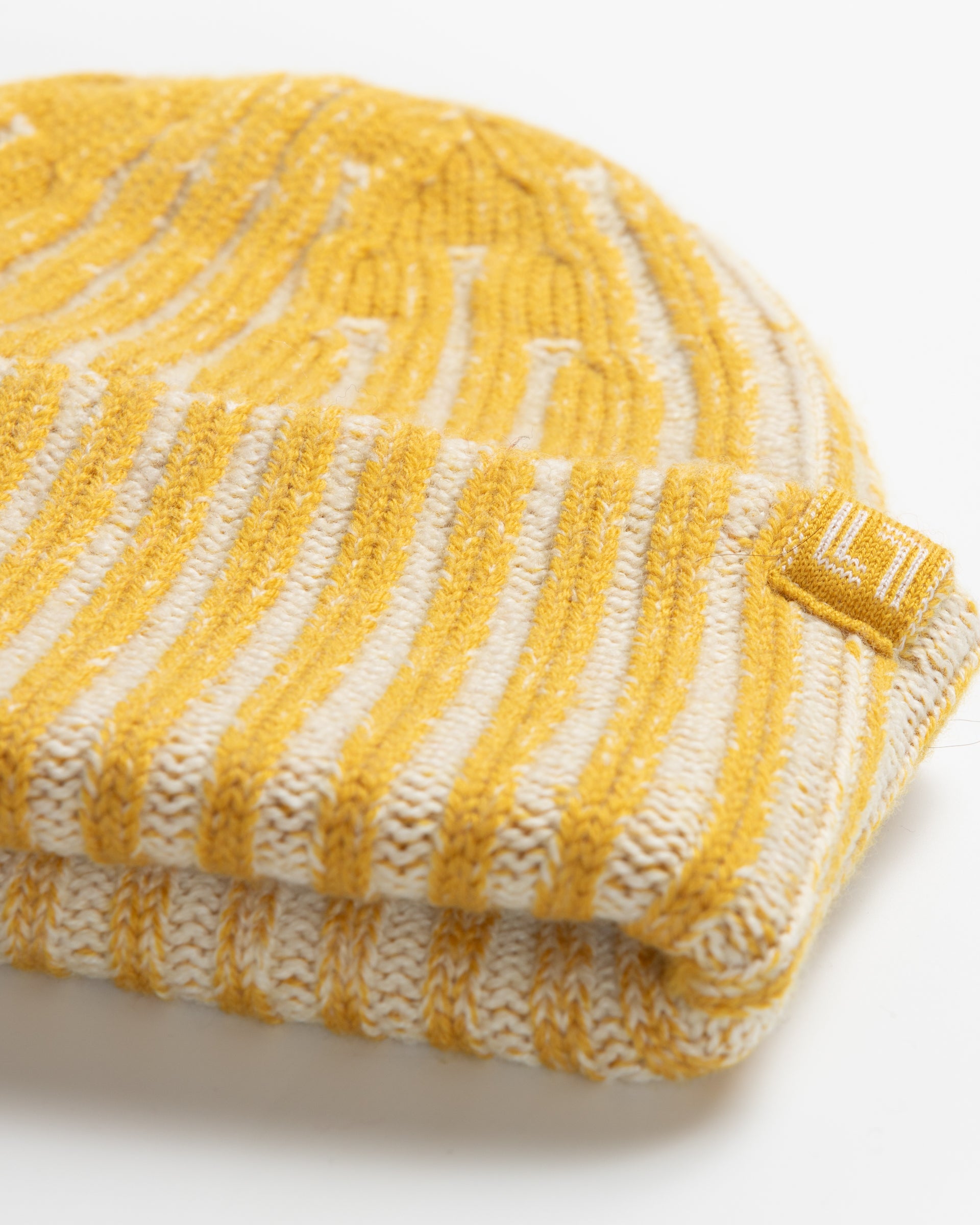 Two-tone merino wool beanie