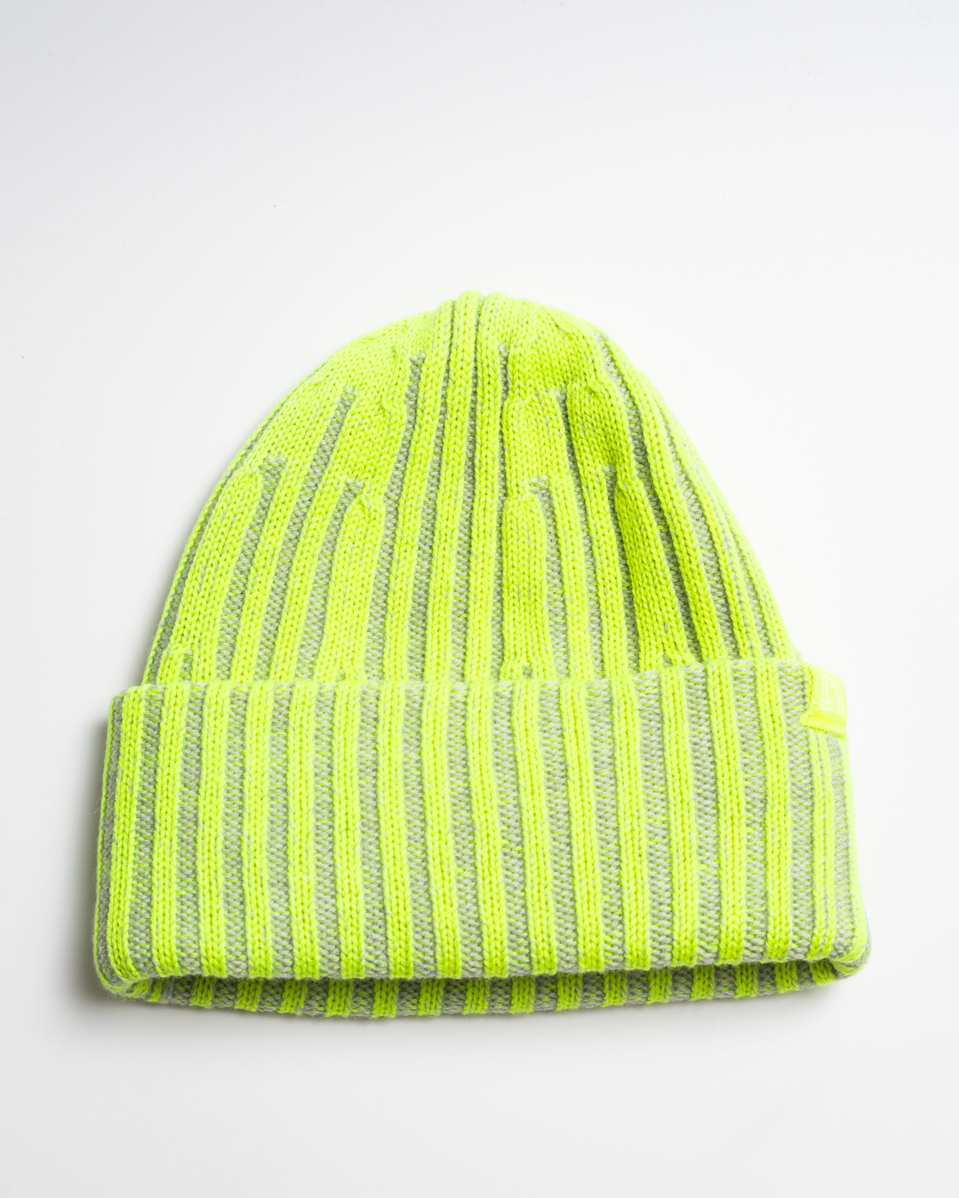 Two-tone merino wool beanie