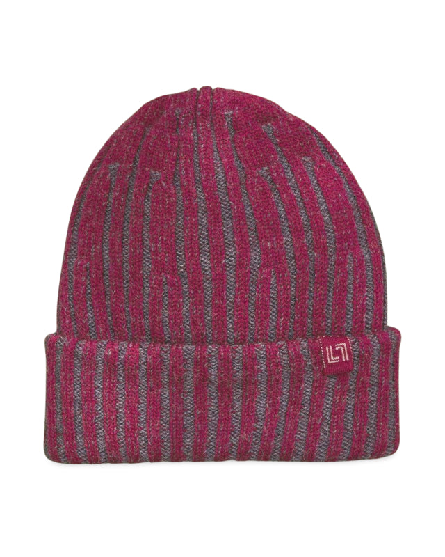 Tuque bicolore en laine mérinos